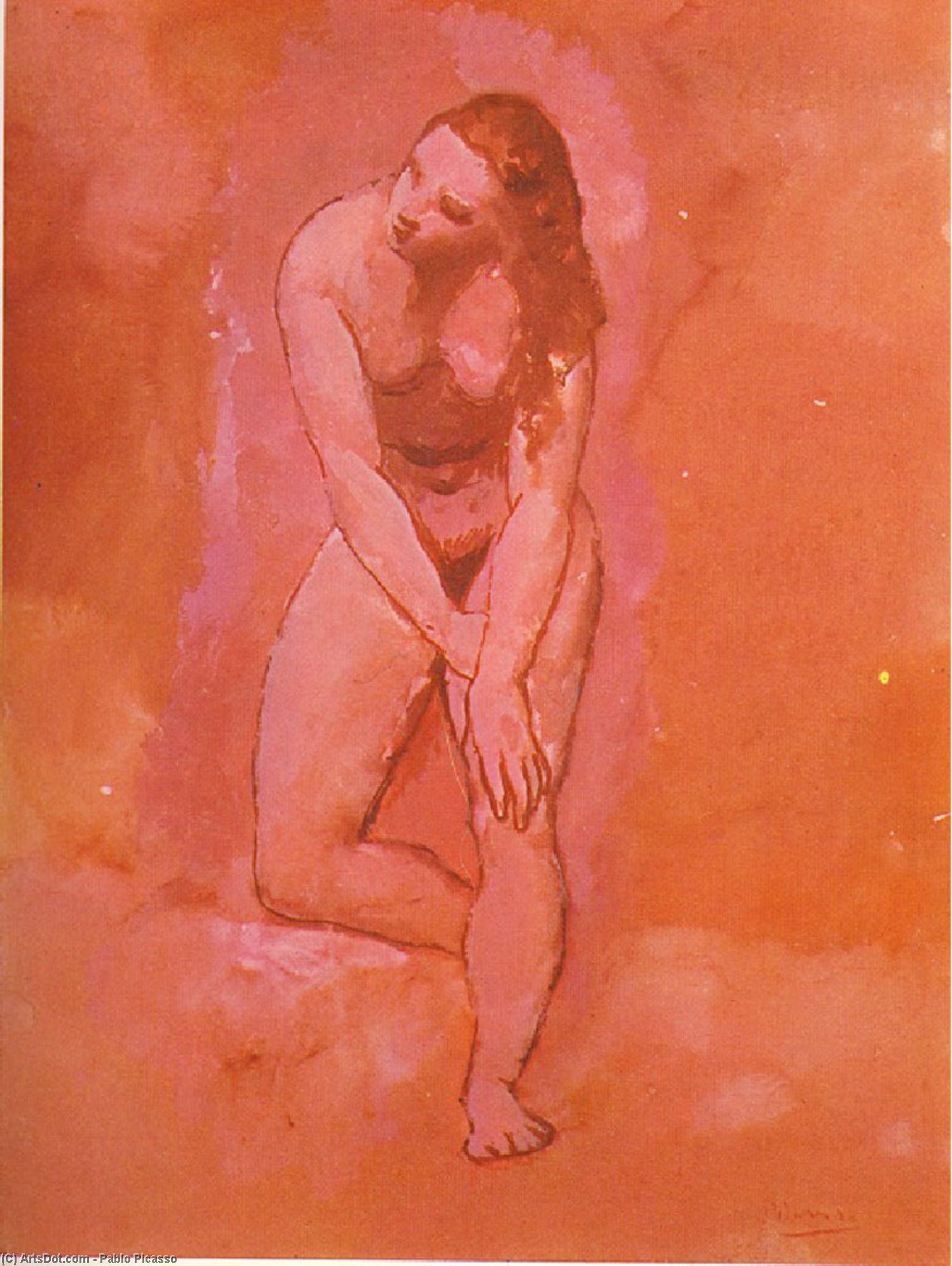 Nude, Study To ''harem'' — Пабло Пикассо