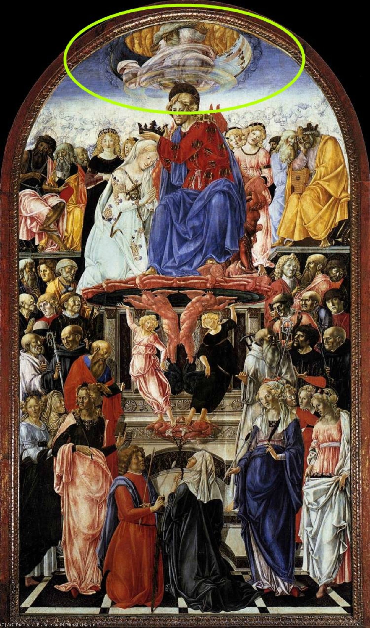La Coronación De La Virgen — Francesco Di Giorgio Martini