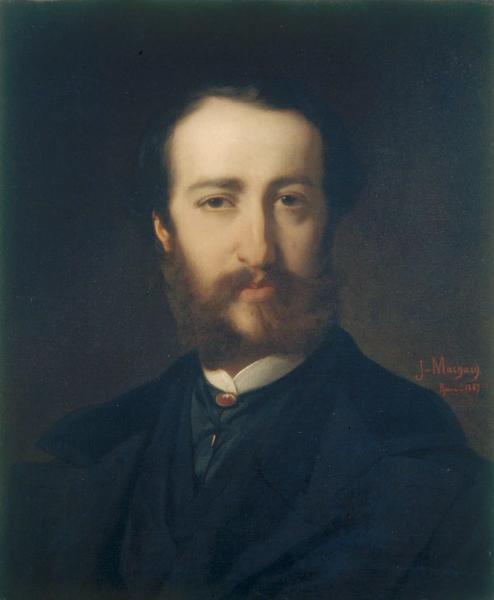 Portrait De Tony Robert Fleury — Jules Louis Machard