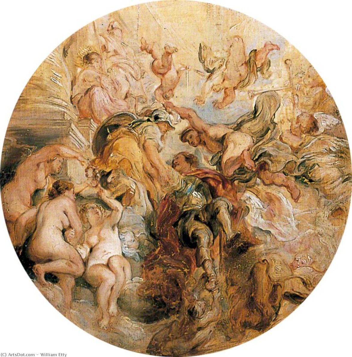 Apotheosis Of The Duke Of Buckingham — William Etty