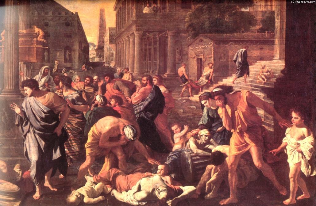 The Plague Of Ashdod - Detail — Никола Пусен