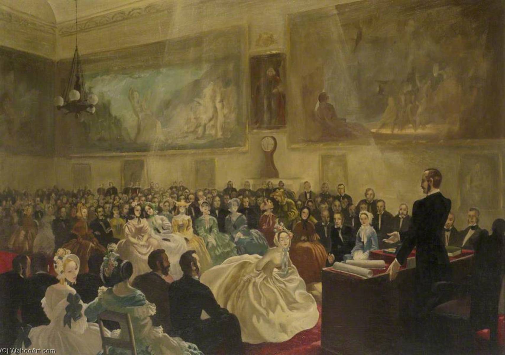 The Prince Consort, President Of The Society Of Arts, Presenting Medals In The Society's Hall In 1849 — Anna Katrina Zinkeisen