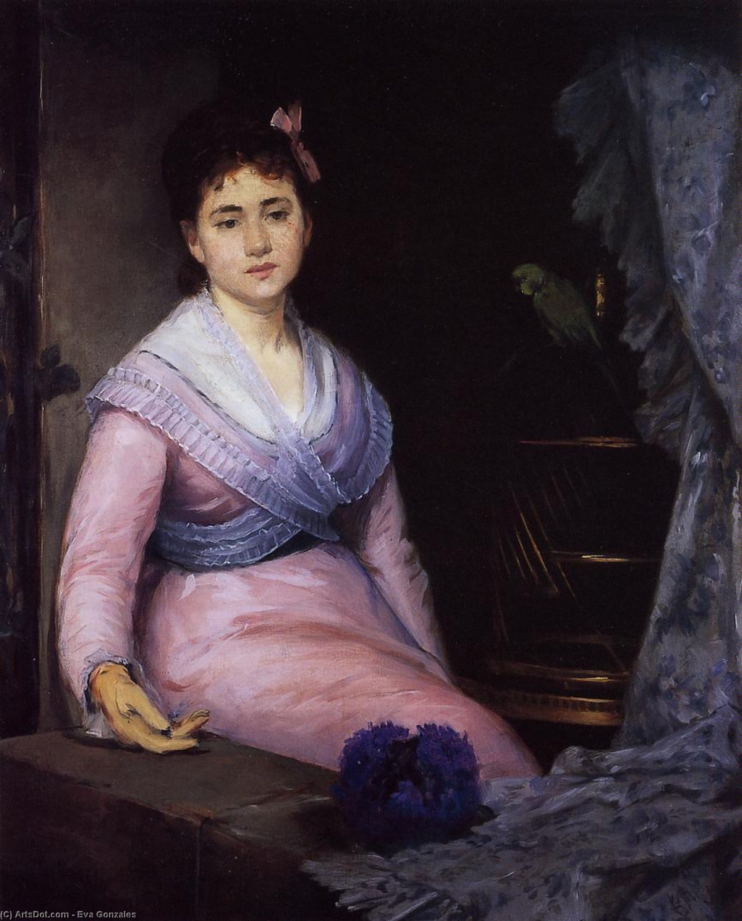 The Indolence — Eva Gonzalès