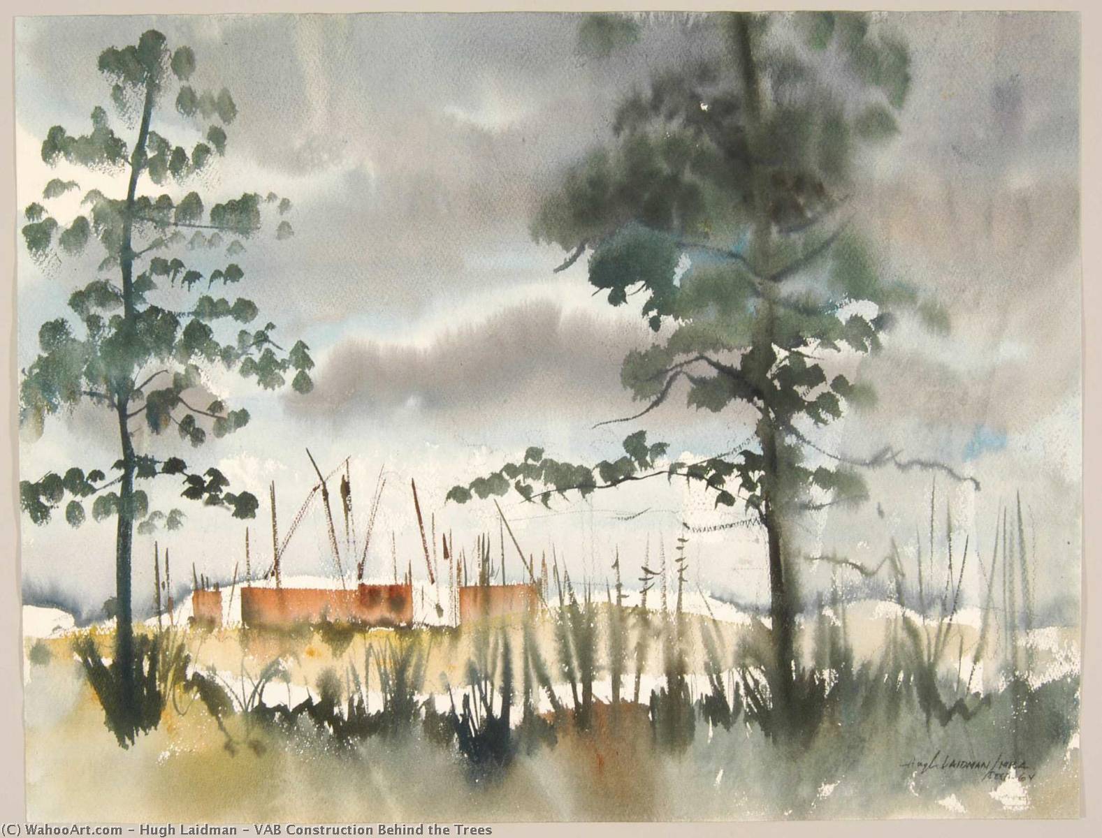 Vab Construction Behind The Trees — Hugh Laidman