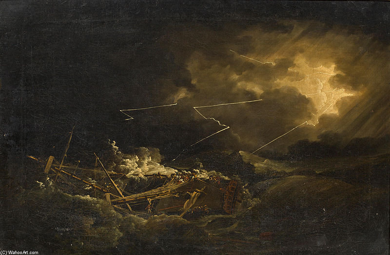 The Wreck Of The H.m.s. Deal Castle — John Thomas Serres