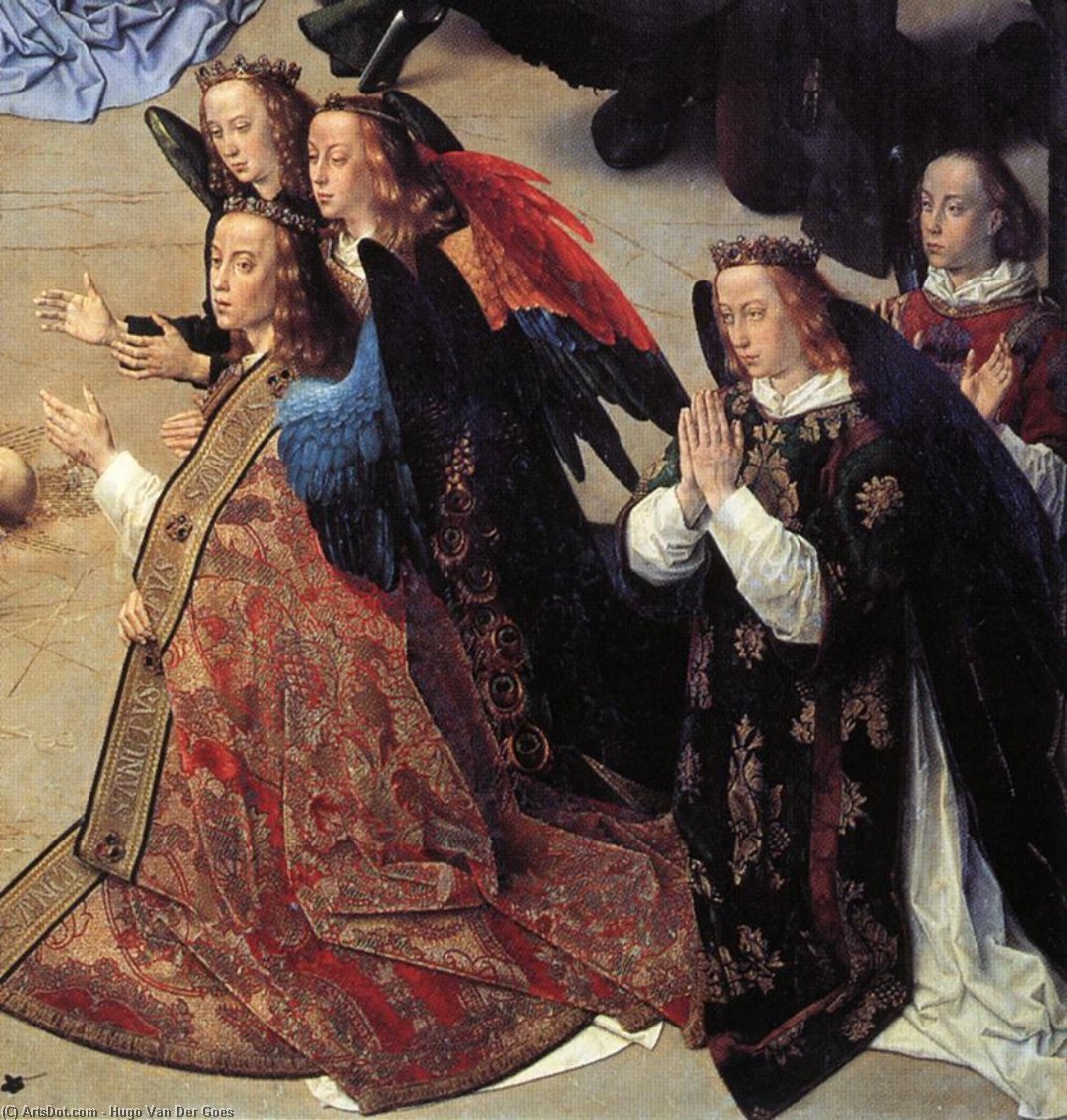 Portinari - The Adoration Of The Shepherds (detail)7 — Hugo Van Der Goes