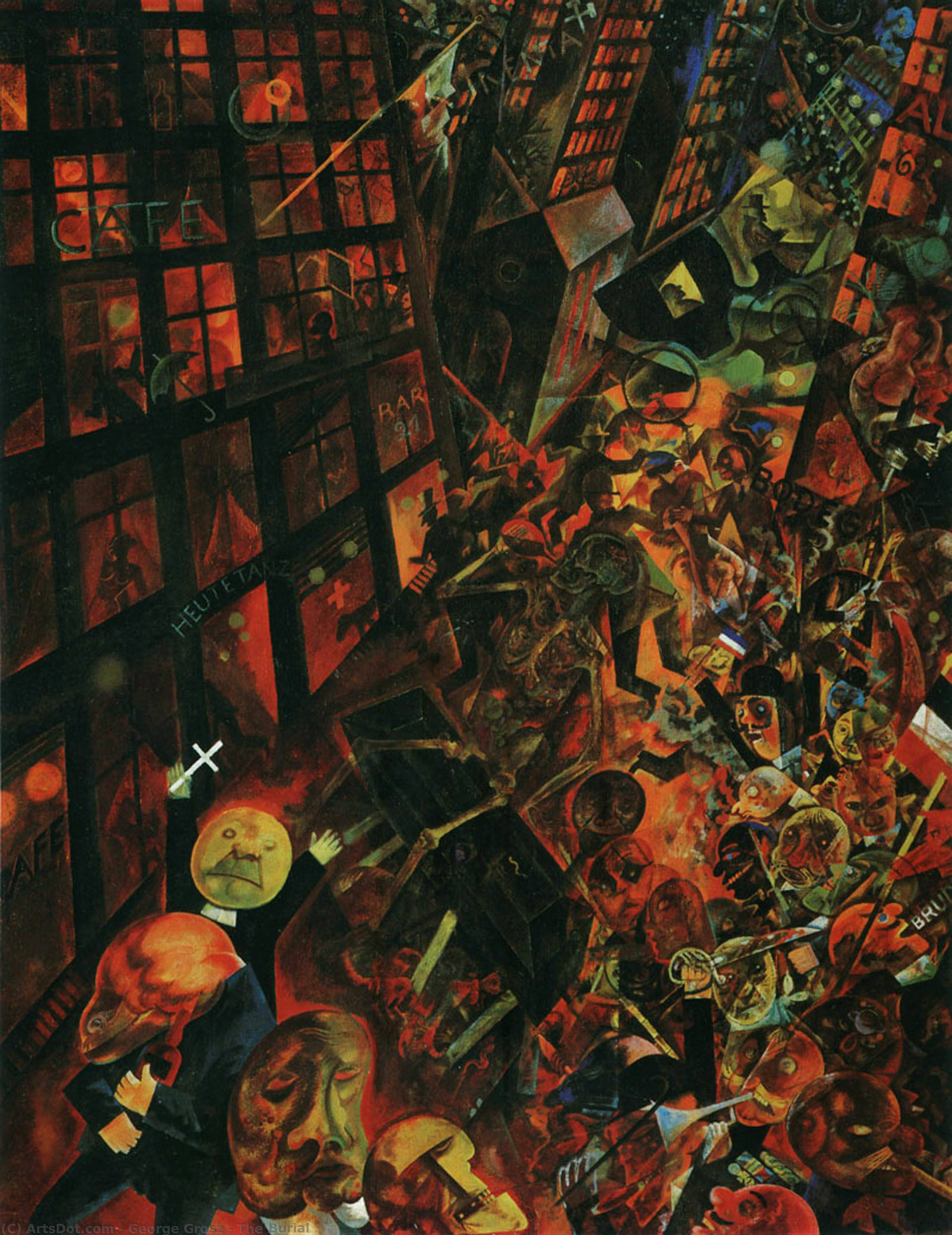 The Burial — George Grosz