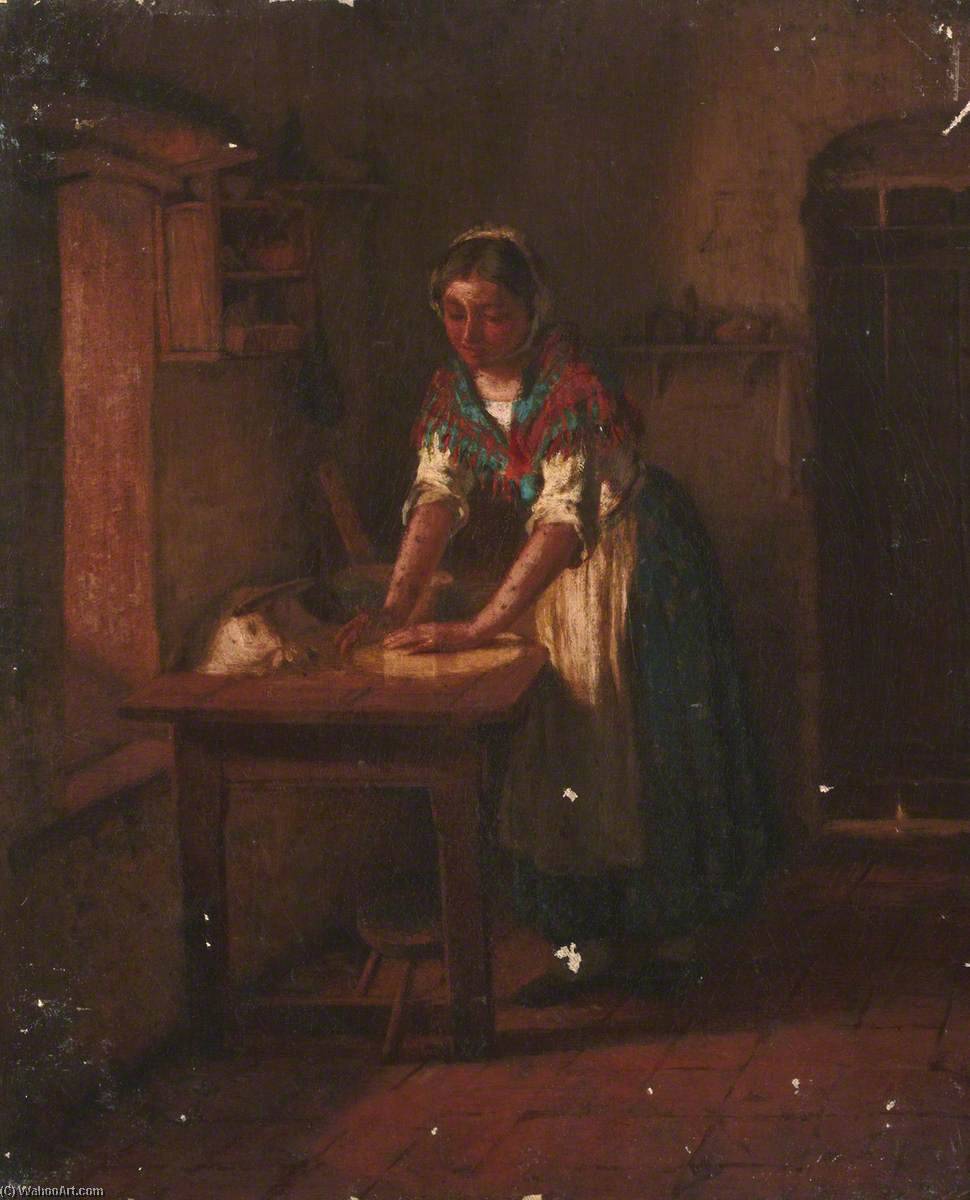 Woman Kneading Dough — トーマス・スチュアート・スミス
