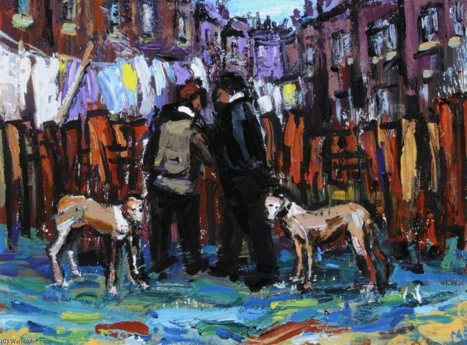 Miners And Dogs — Marjorie Arnfield