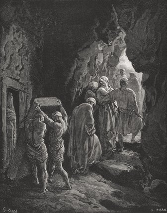 Погребење Саре, Илустрација Из Дореове Библије — Gustav Dore