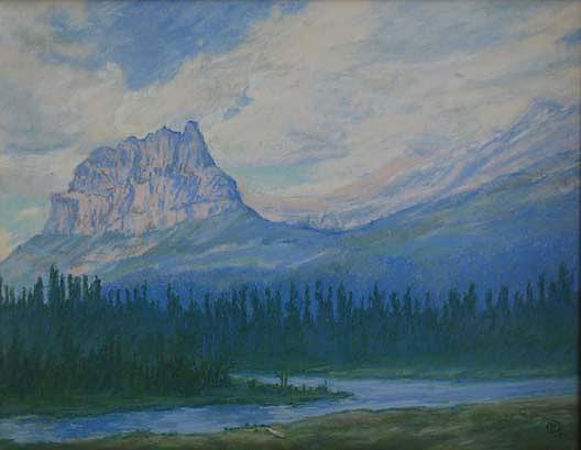 Mt. Eisenhower, (painting) — Mary Agnes Yerkes
