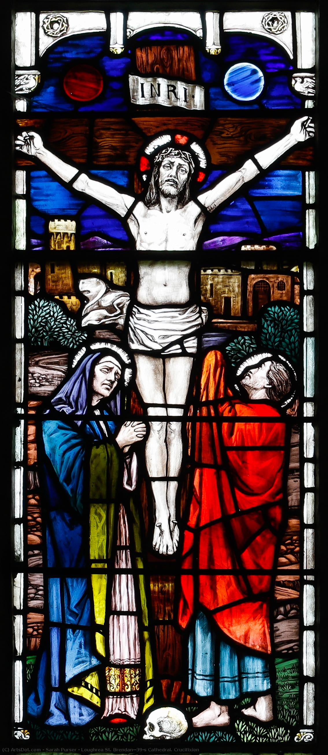 Loughrea St. Brendan's Cathedral. Crucifixion — Sarah Purser