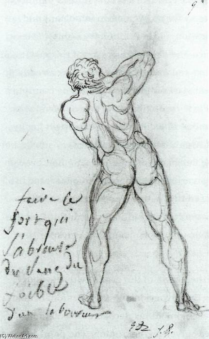 Study After Michelangelo — ジャック＝ルイ・ダヴィッド