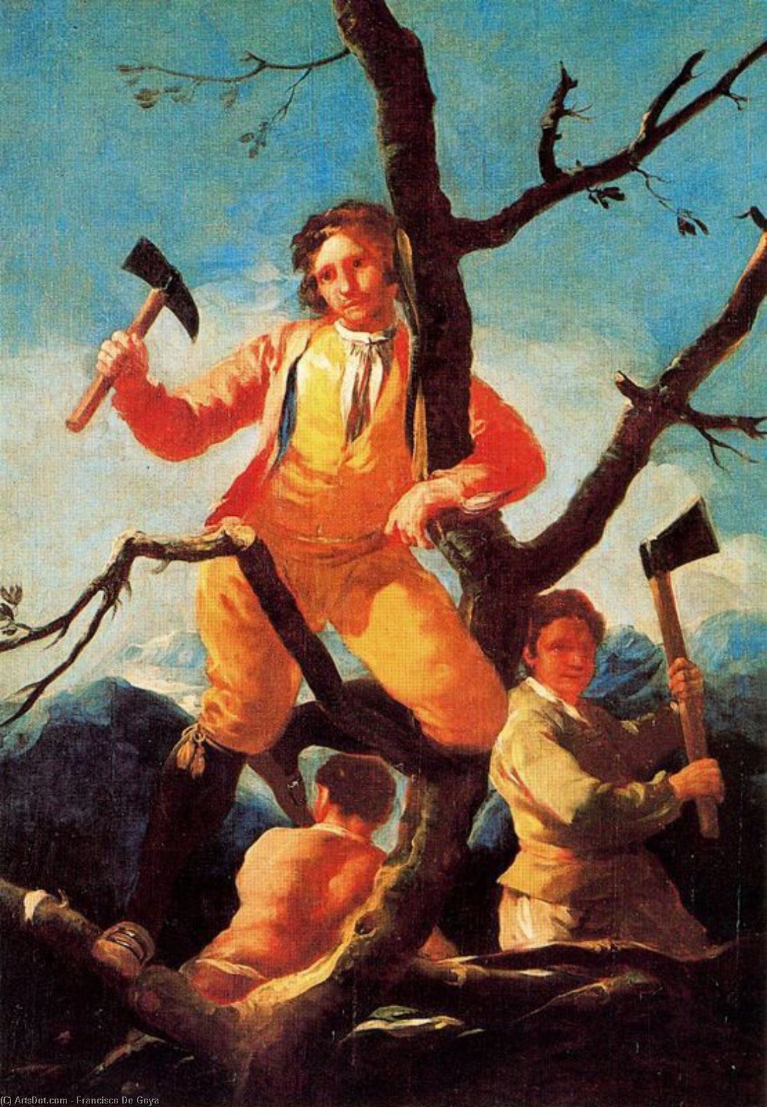 The Loggers — Francisco José De Goya Y Lucientes