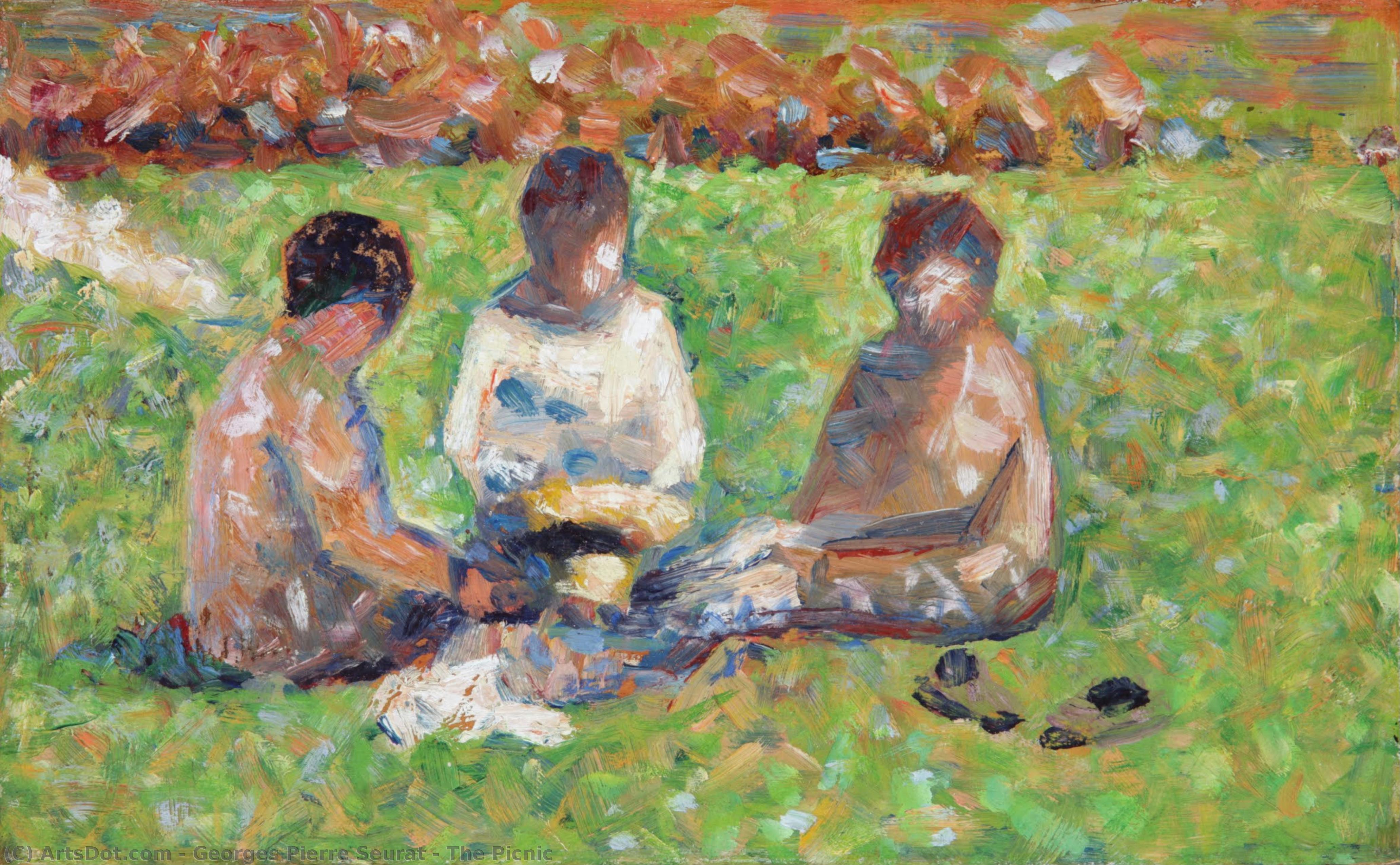 Das Picknick — Georges Pierre Seurat