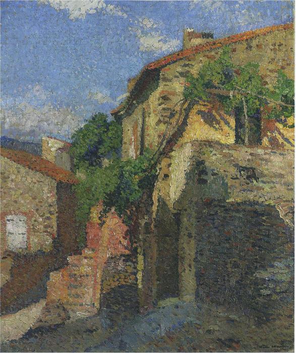 Houses At Collioure — アンリ・ジャン・ギルーム・マルタン