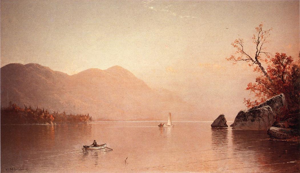 Autumn Mist, Lake George, New York — Alfred Thompson Bricher