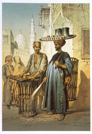 The Tea Seller, From 'souvenir Of Cairo — Amadeo Preziosi