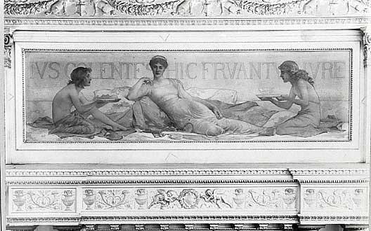 Panel In Lawyer's Club, Equitable Building, New York City, (painting) — Edwin Howlan