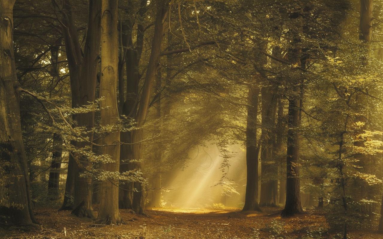 Ethereal Radiance: The Amber Veil — Hélène Fabre