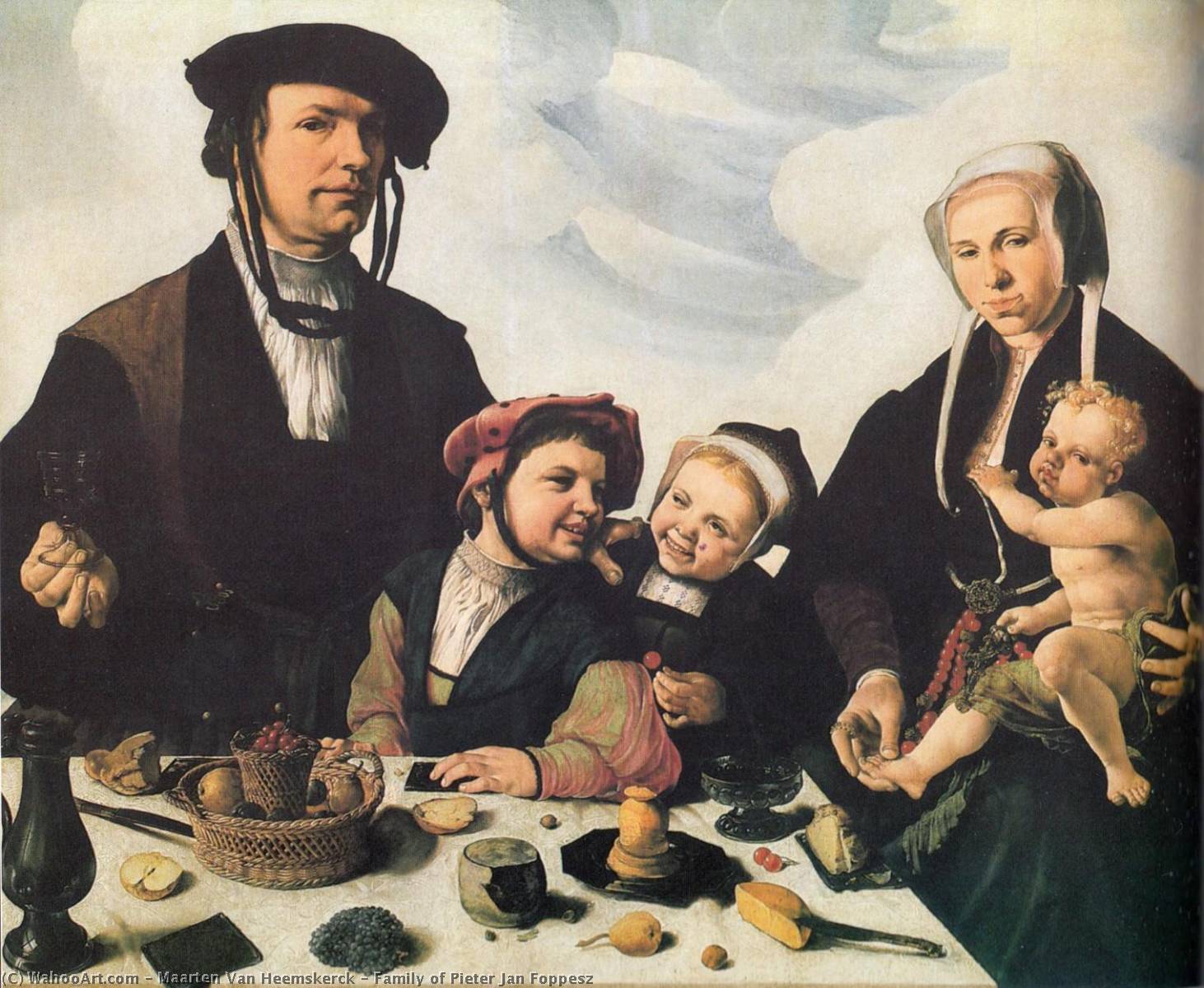 Family Of Pieter Jan Foppesz — Maerten Van Heemskerck