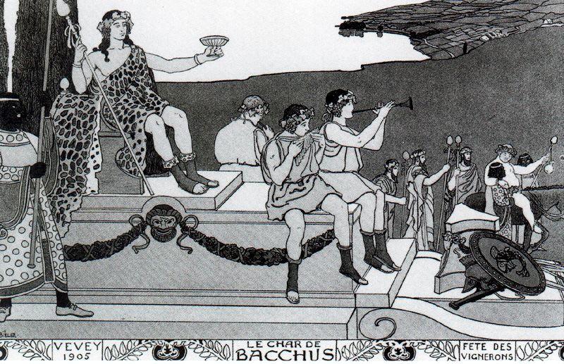 The Chariot Of Bachus — Ernest Biéler