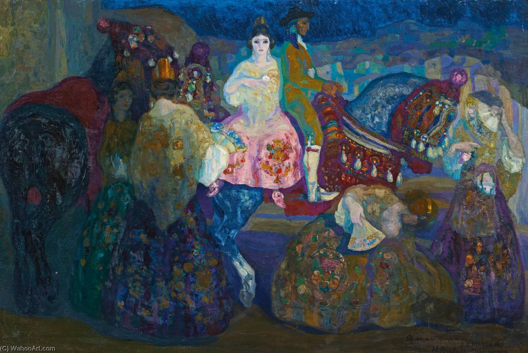 Fiesta Valenciana (valencian Fiesta) — Hermenegildo Anglada Camarasa