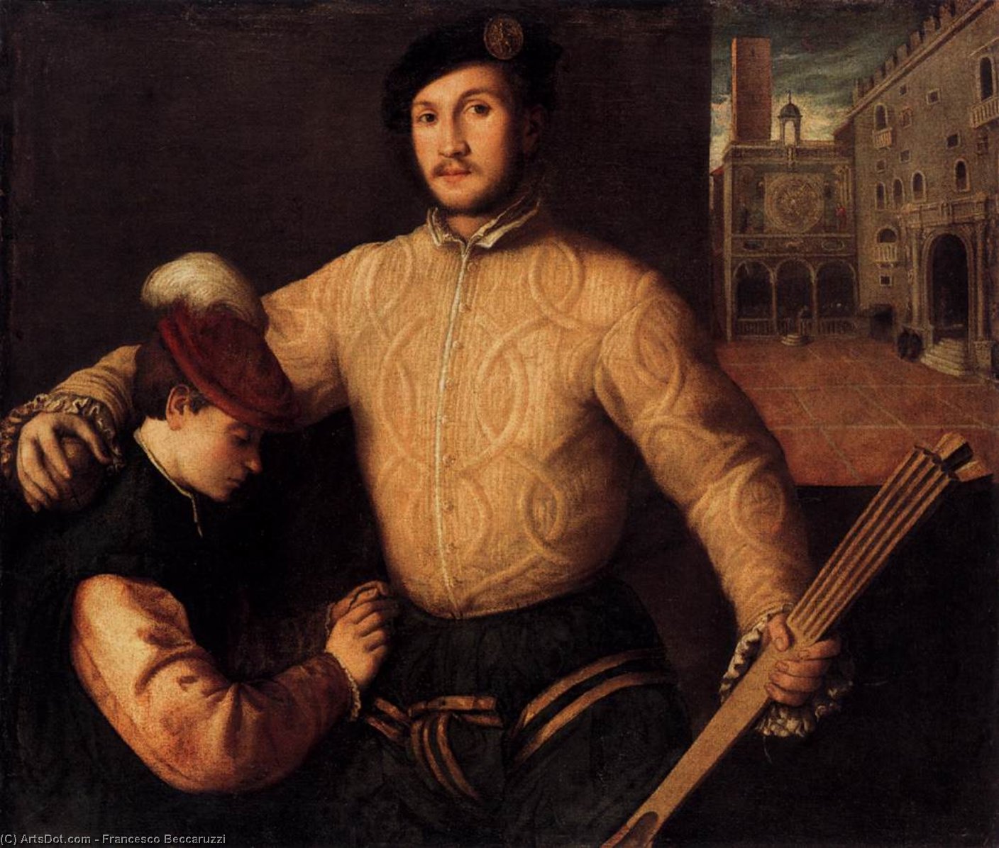 A Ballplayer And His Page — Francesco Beccaruzzi