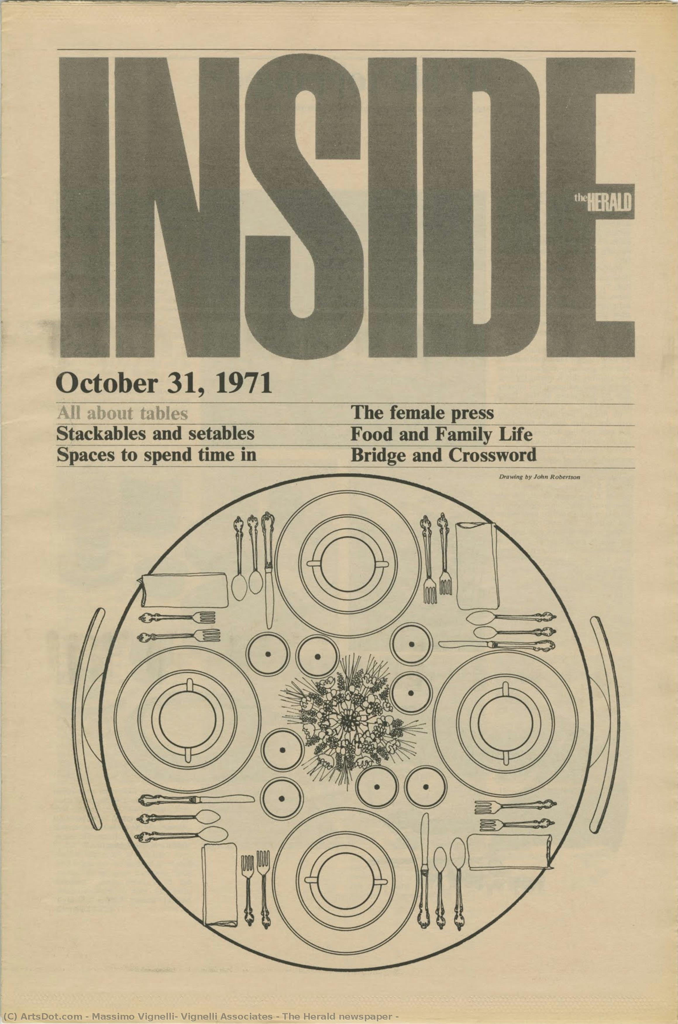 El Periódico El Herald — Massimo Vignelli, Vignelli Associates