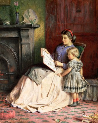 Mother And Daughter — George Goodwin Kilburne