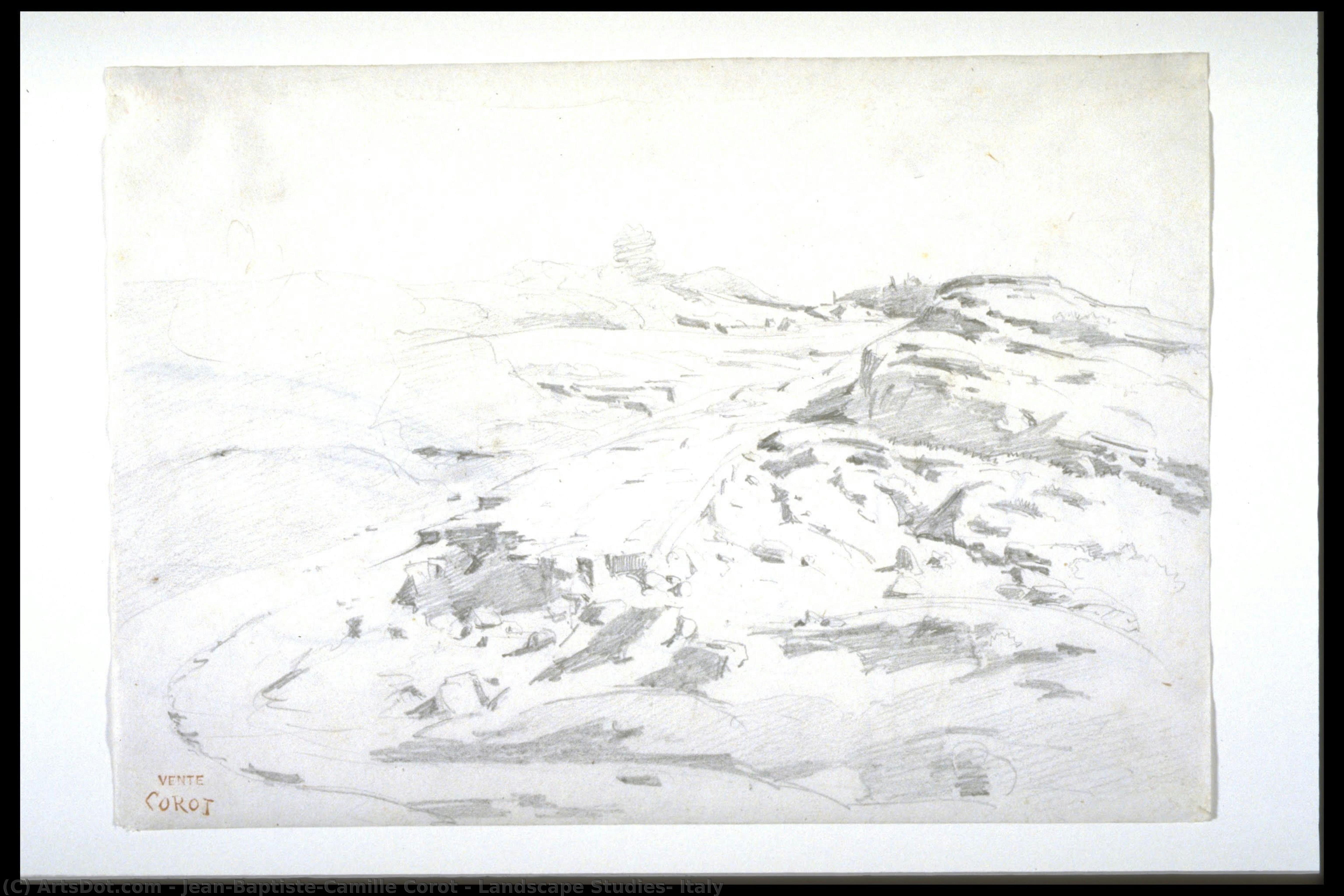 Landscape Studies, Italy — Žan-batist Kamil Korote