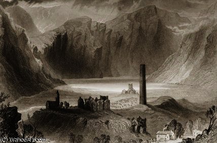 Glendalough — William Henry Bartlett