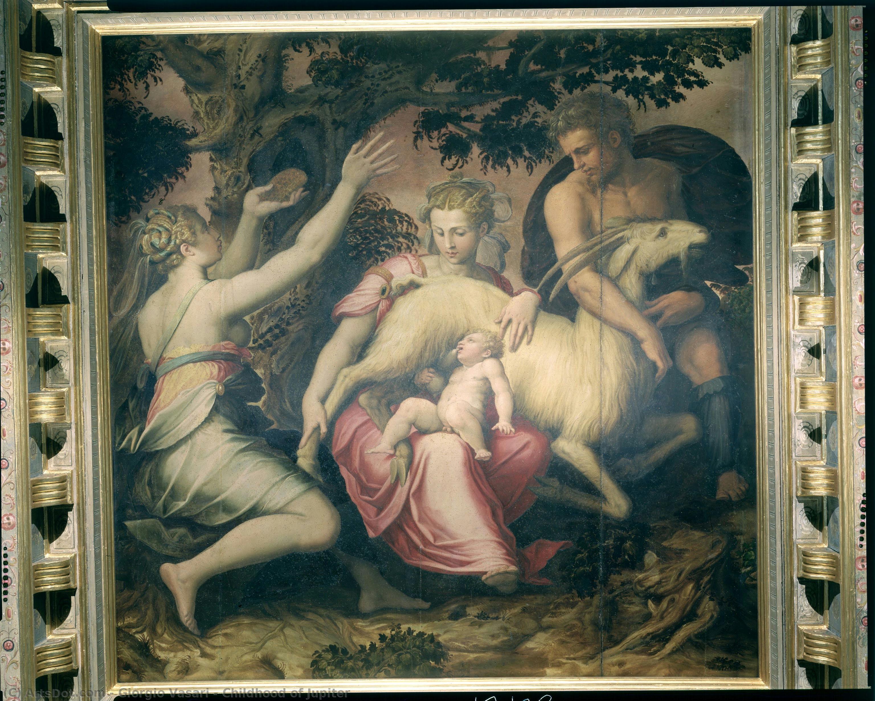 Childhood Of Jupiter — Giorgio Vasari