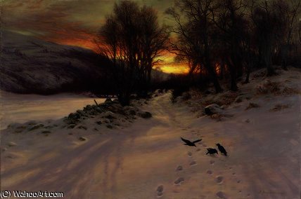 When The West With Evening Glows — Joseph Farquharson