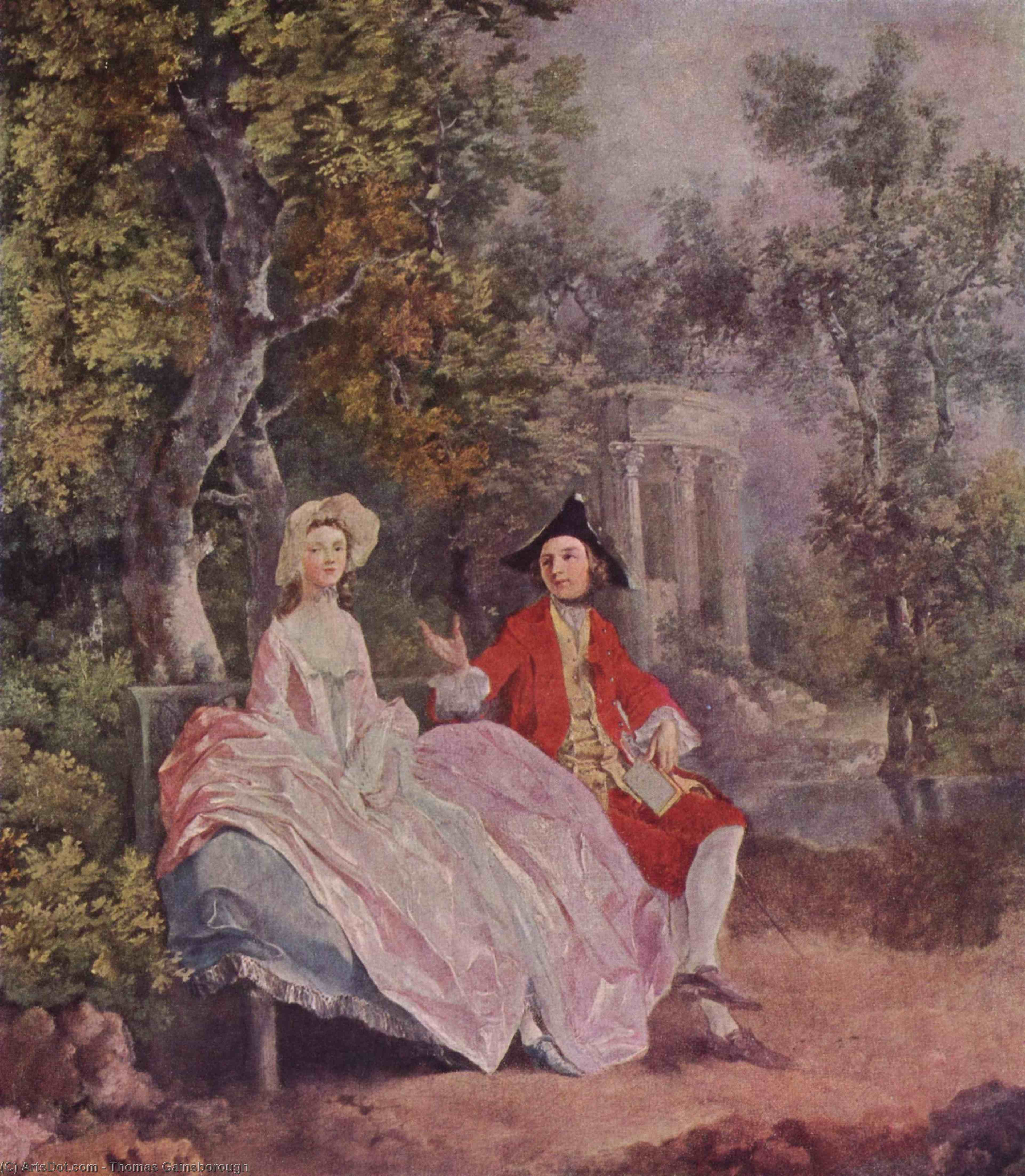 Conversation In A Park — Гейнсборо