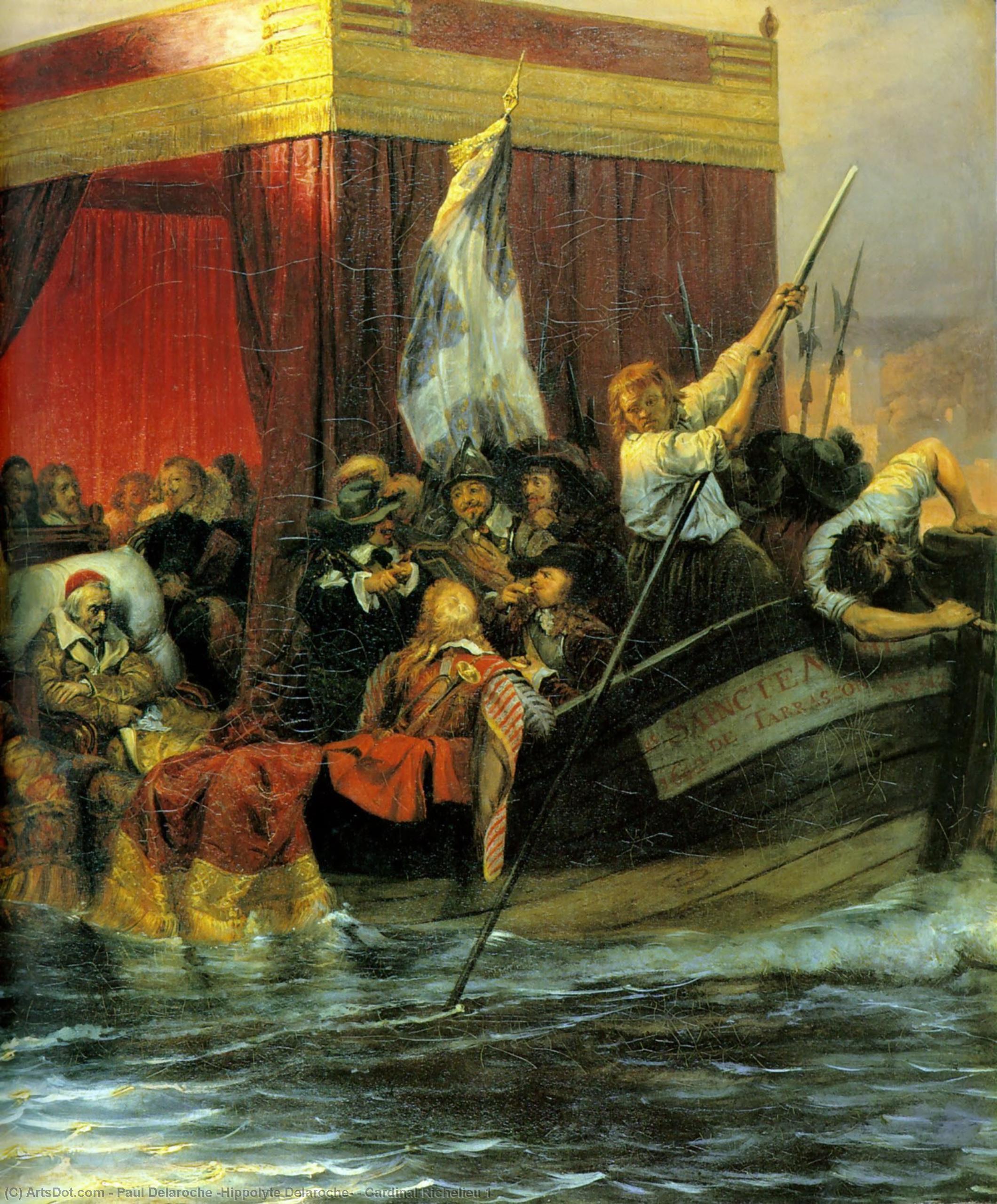 Cardinal Richelieu 1 — Hippolyte-paul Delaroche