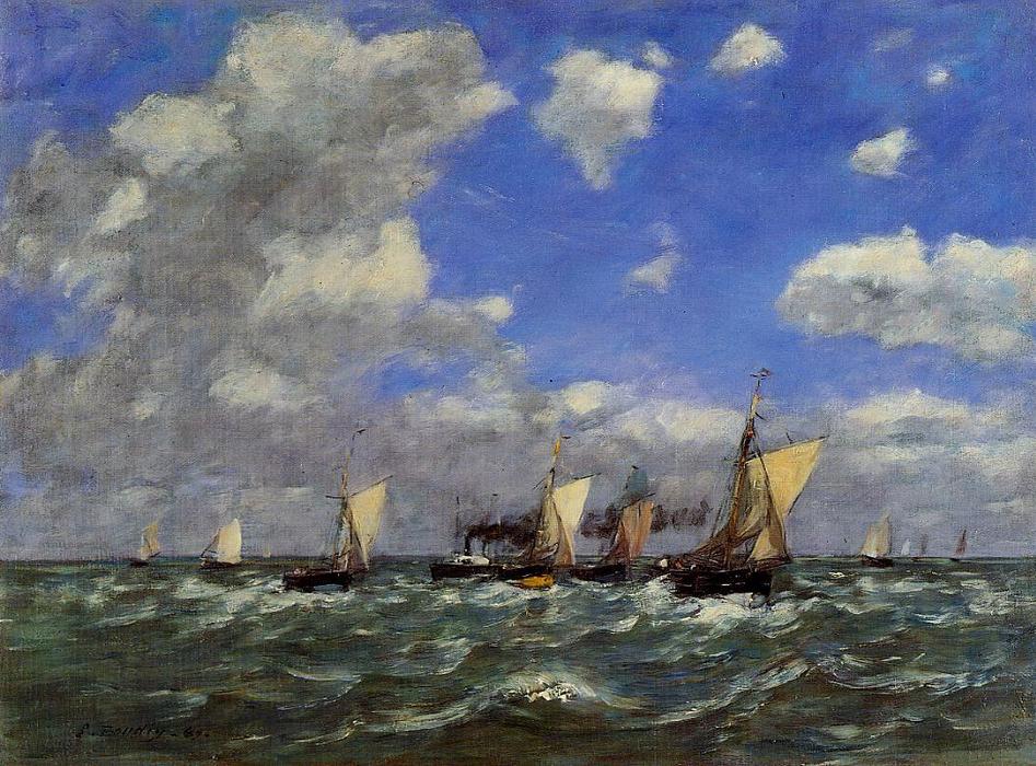 Open Sea — Eugène Ludović Boudin