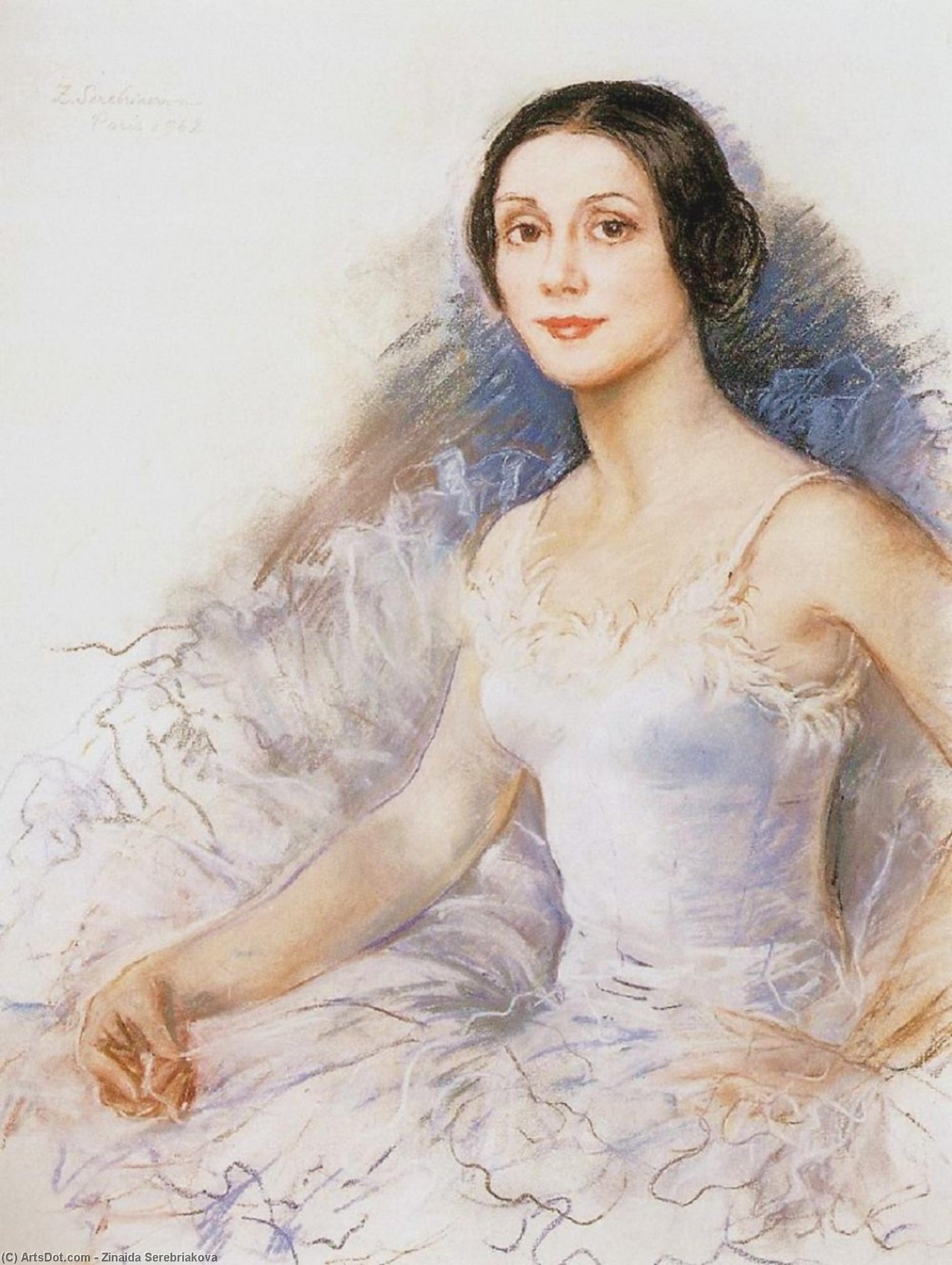 A Portrait Of Yvette Choviret — Zinaida Serebriakova