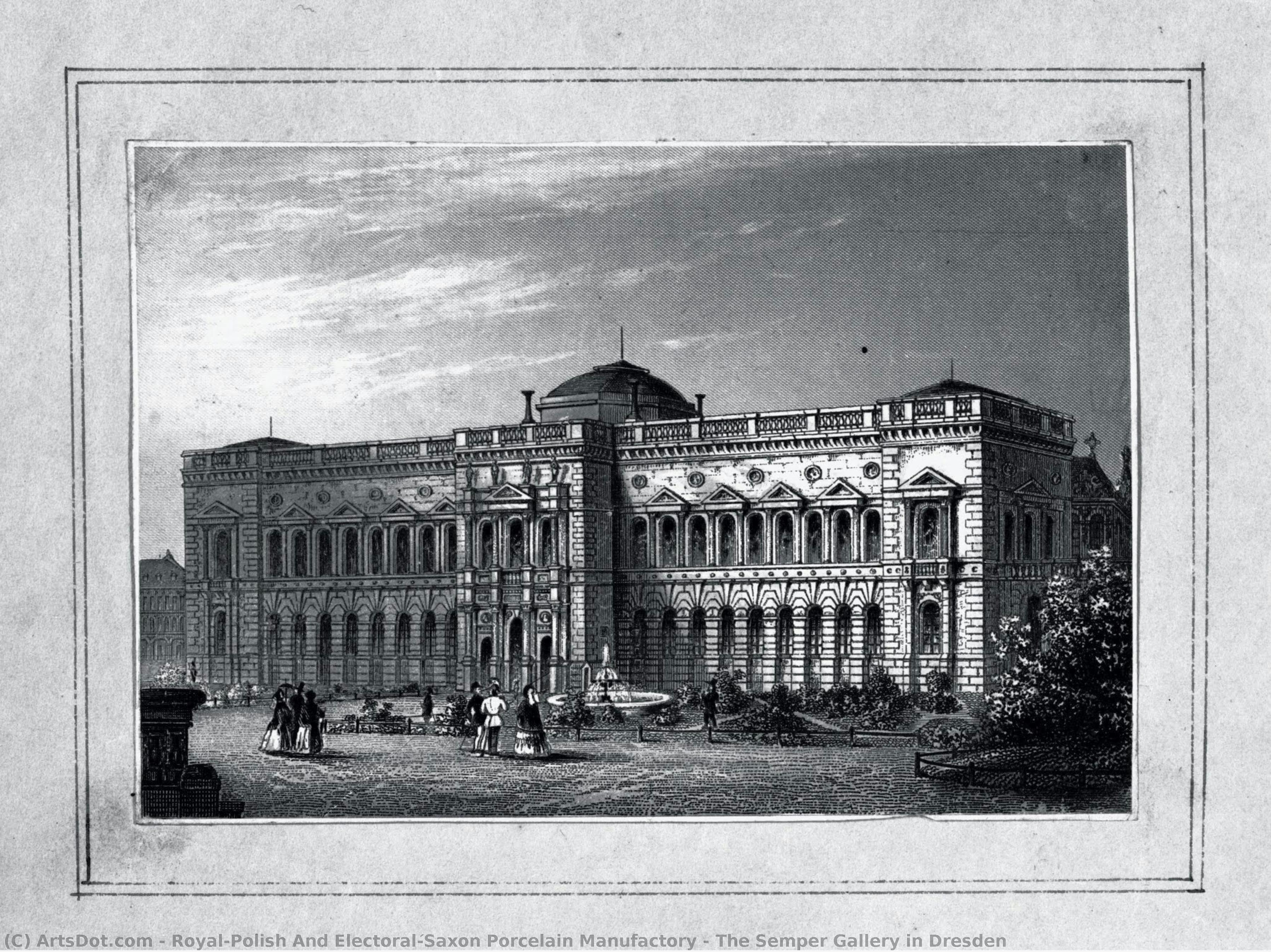 The Semper Gallery In Dresden — Staatliche Porzellan-manufaktur Meissen