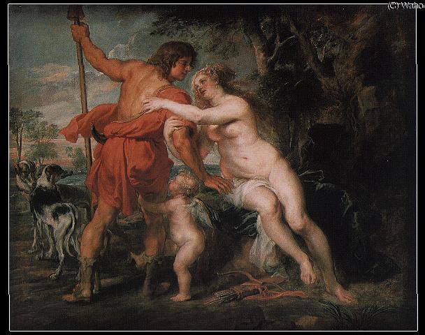 Venus And Adonis Ca Metropolitian Museum Of Art, — Peter Paul Rubens
