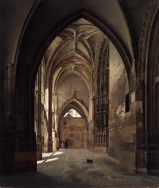 Vue Intérieure Du Porche De L'église Saint Germain L'auxerrois — Bouhot Etienne