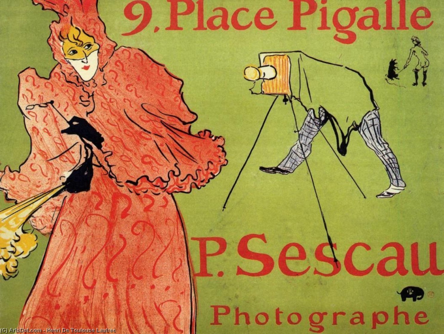 The Photagrapher Sescau — Henri De Toulouse-lautrec