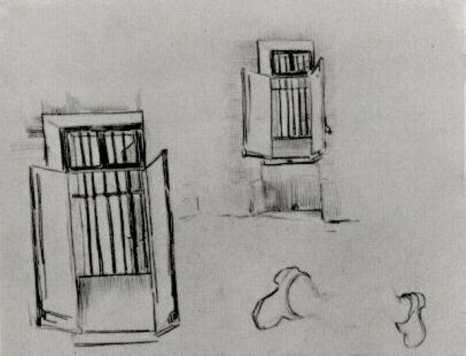 Fenster Mit Gitternetz — Vincent Willem Van Gogh