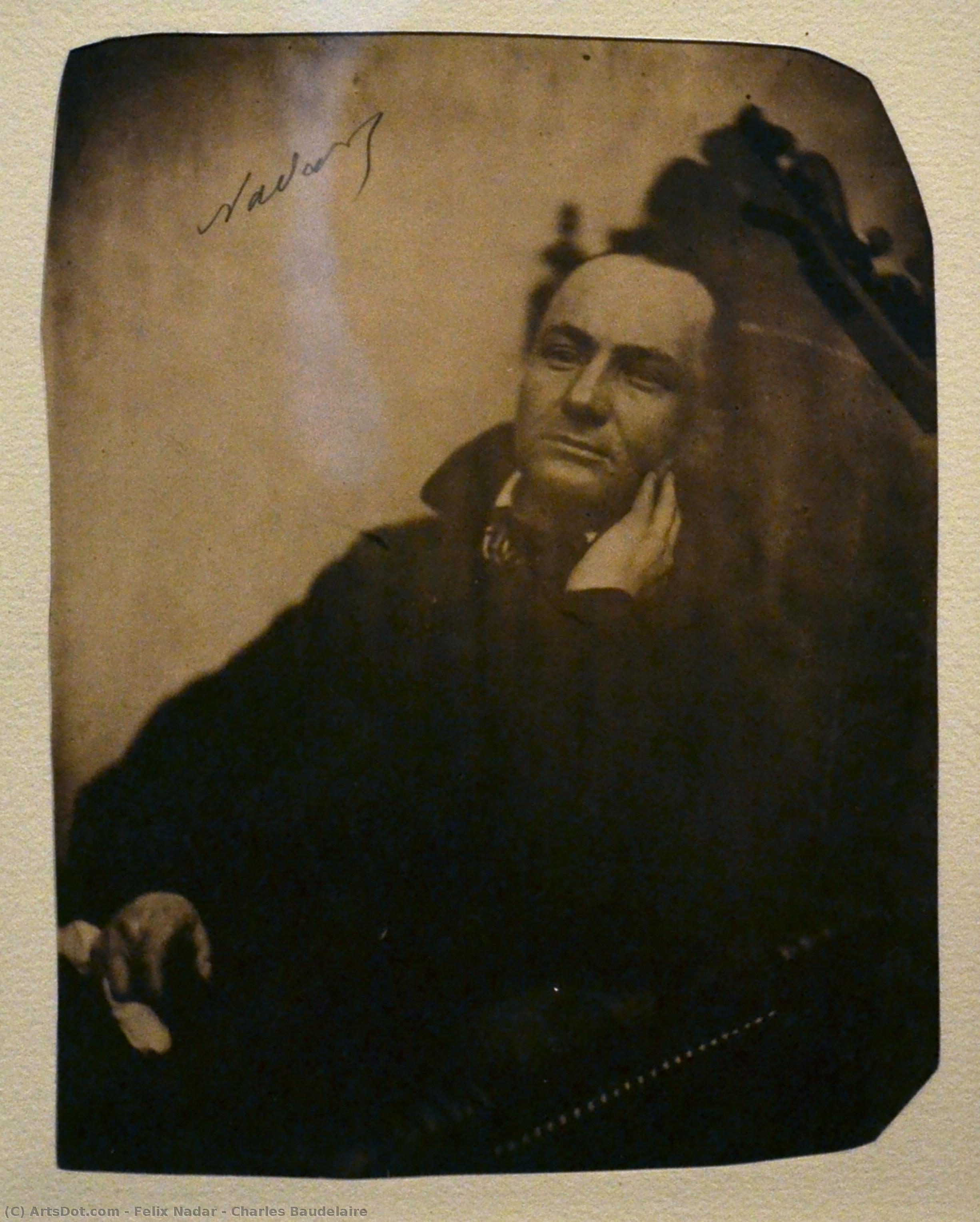 Charles Baudelaire — フェリックス・ナダール