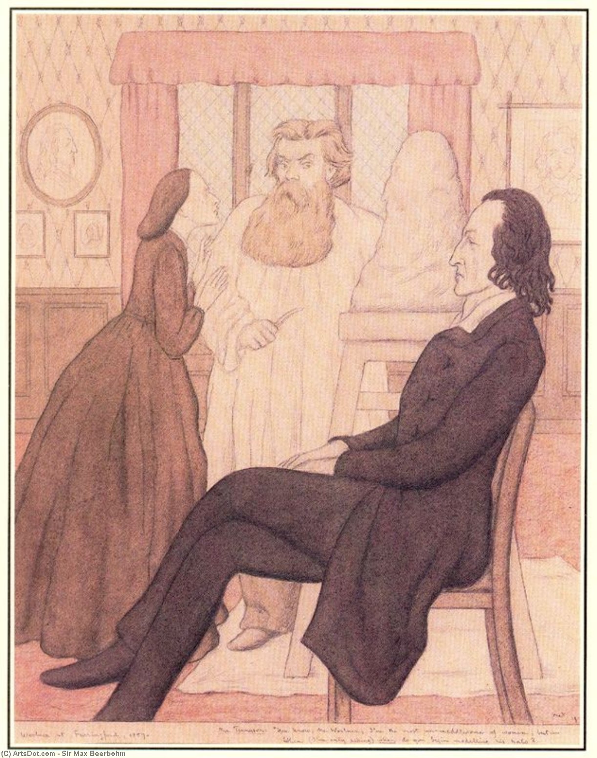 Woolner At Farringford — Sir Max Beerbohm