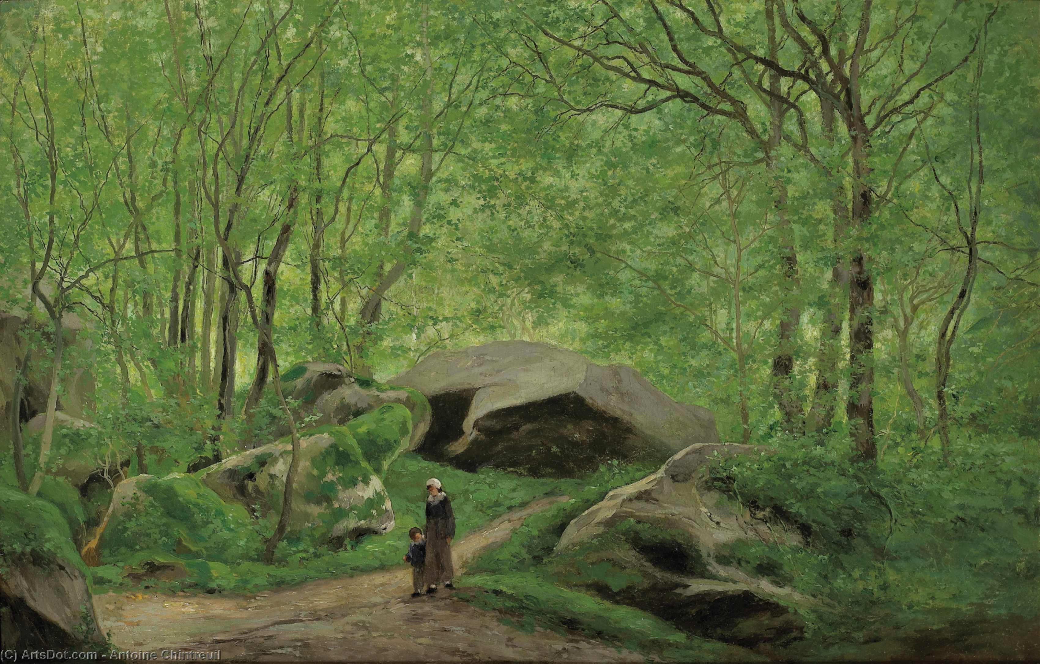 Children In The Forest — Antoine Chintreuil