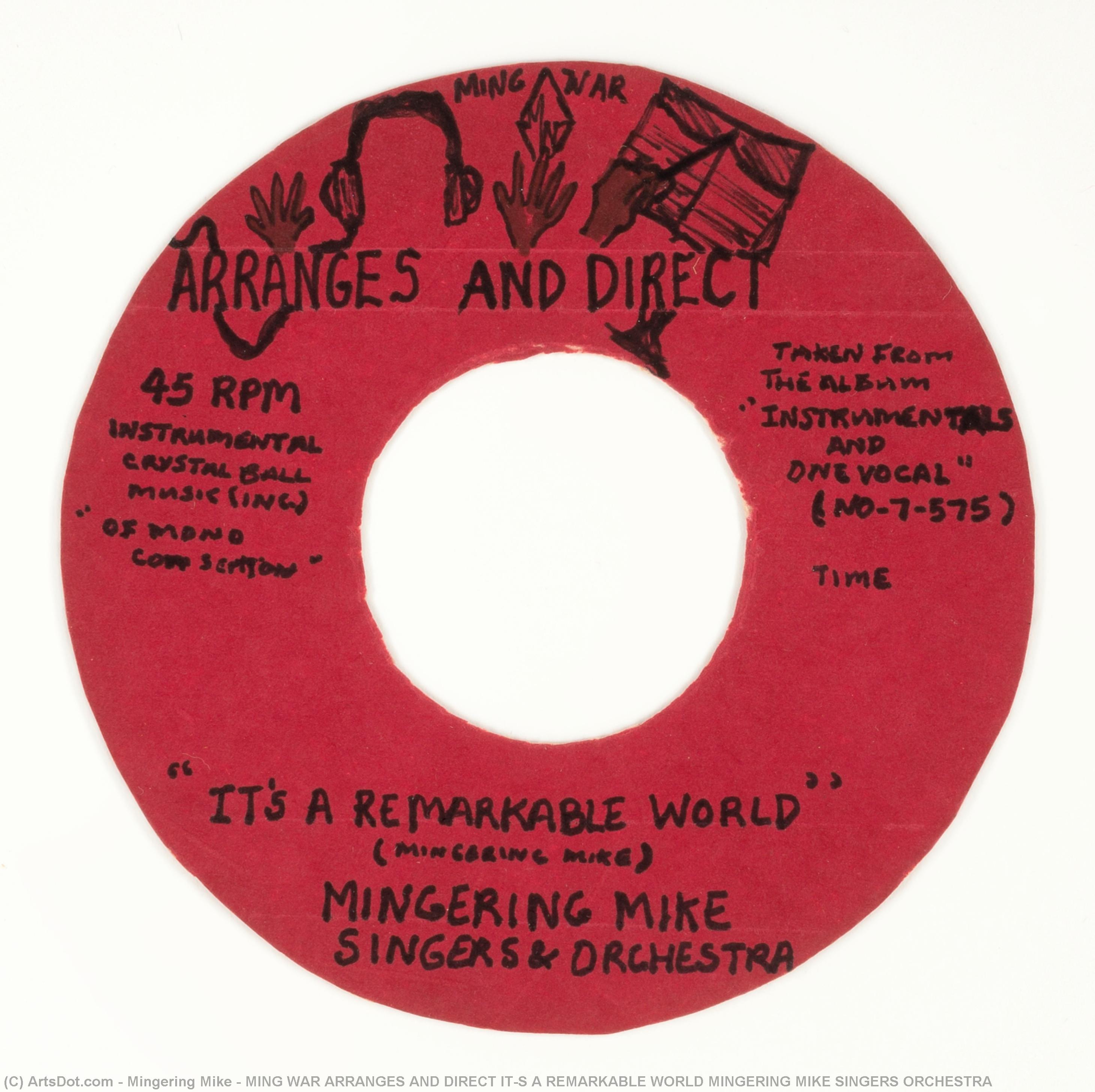 Ming War Arranges And Direct It's A Remarkable World Mingering Mike Singers Orchestra — Mingering Mike