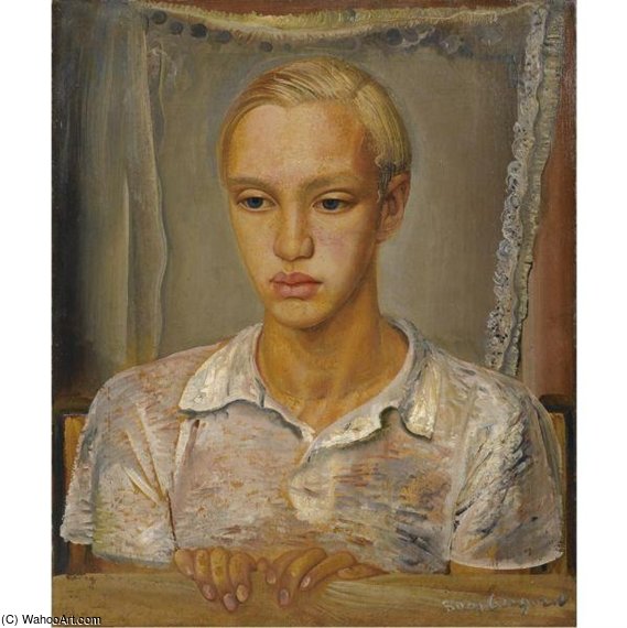 Portrait Of The Artist's Son, Kirill — Boris Dmitrievich Grigoriev