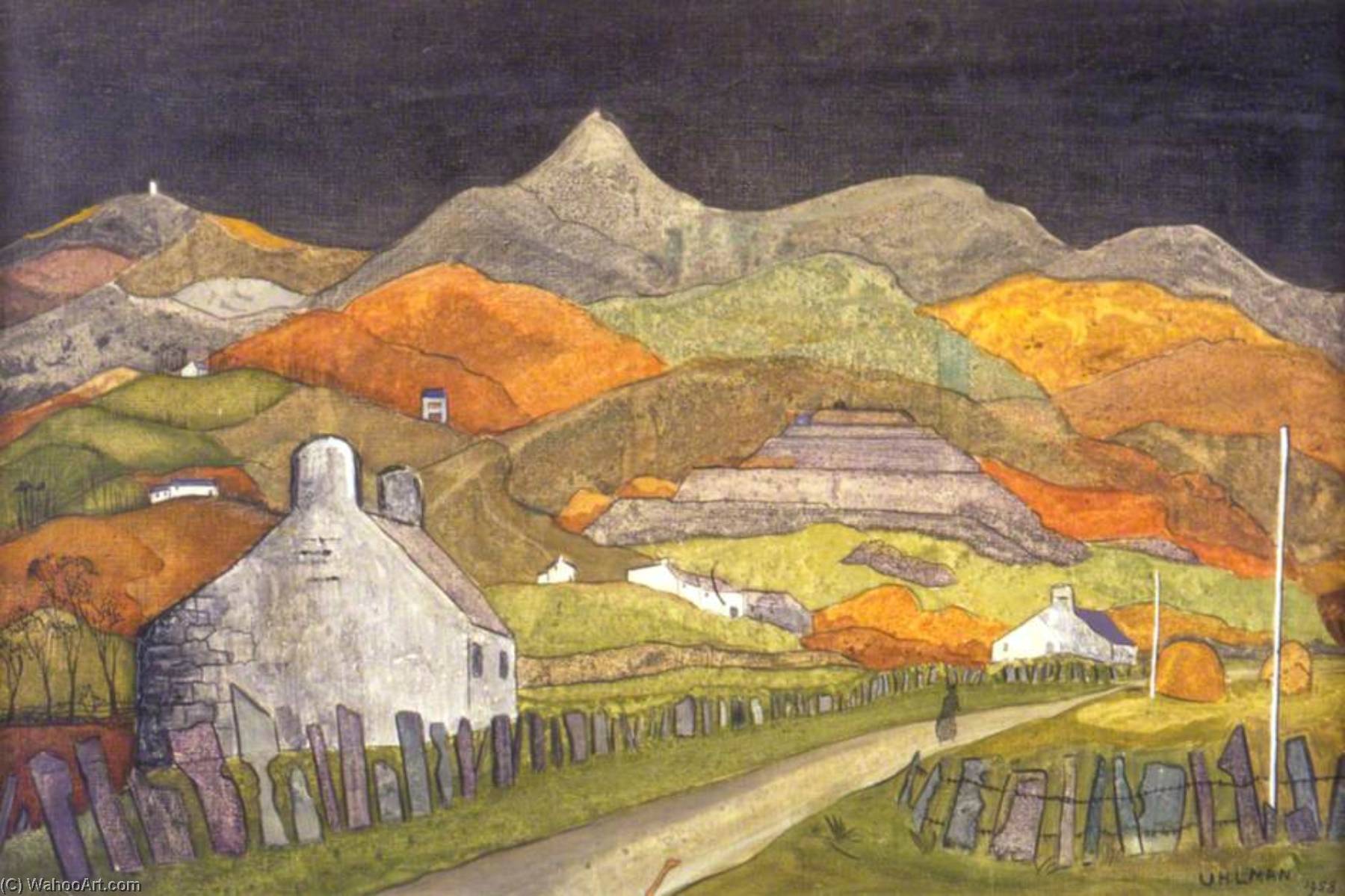 Welsh Hills — Fred Uhlman