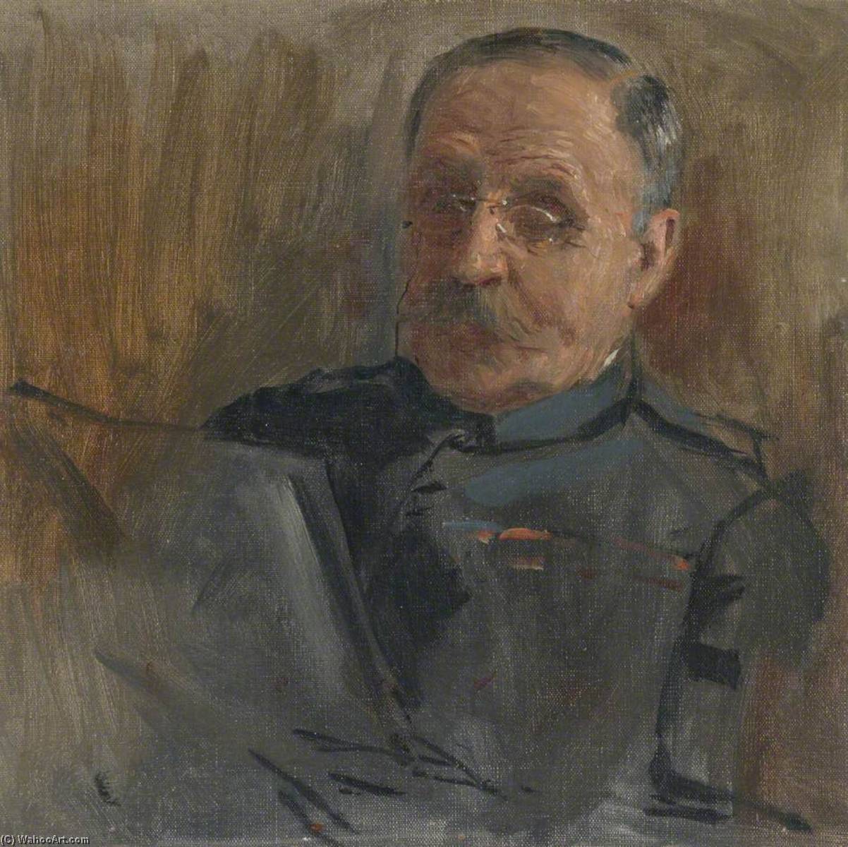 Marshal Ferdinand Foch (1851–1929) (preparatory Study For 'the Supreme War Council In Session At Versailles On 3rd July 1918') — Herbert Arnould Olivier